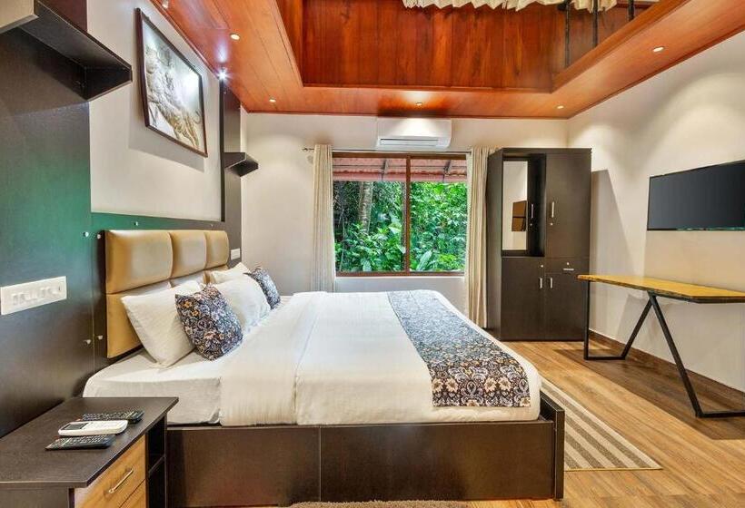 منتجع Stayvista At Serene Valley With Bonfire & Badminton