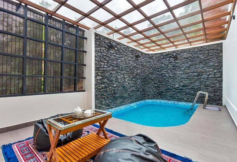 منتجع Stayvista At Serene Valley With Bonfire & Badminton