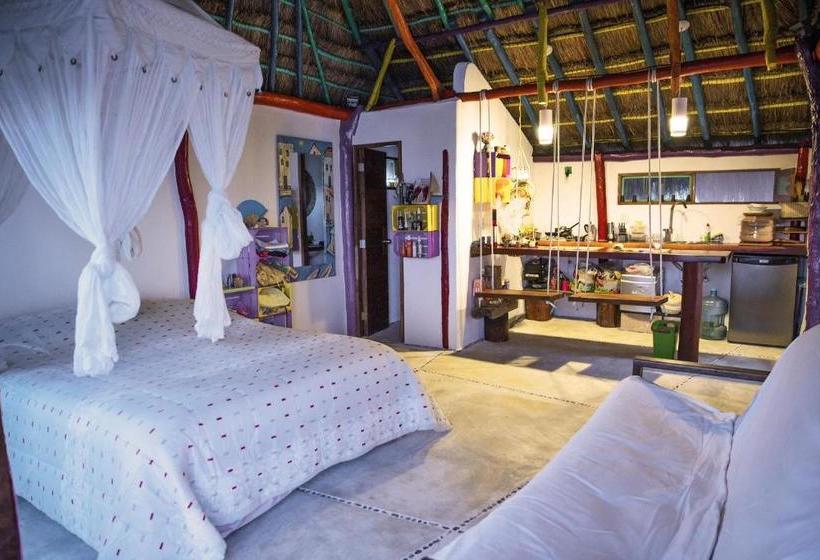 بنسيون El Secreto Ocean Front Cabin