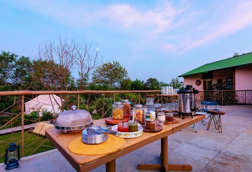 בית מלון כפרי Tadoba Jungle Camp