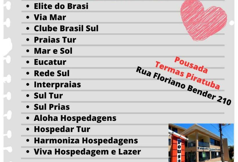 ペンション Pousada Termas Piratuba