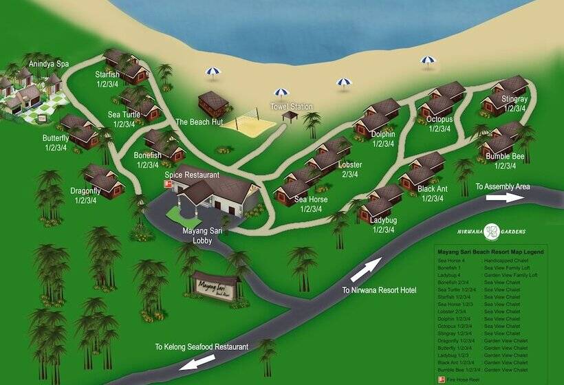 فندق Mayang Sari Beach Resort