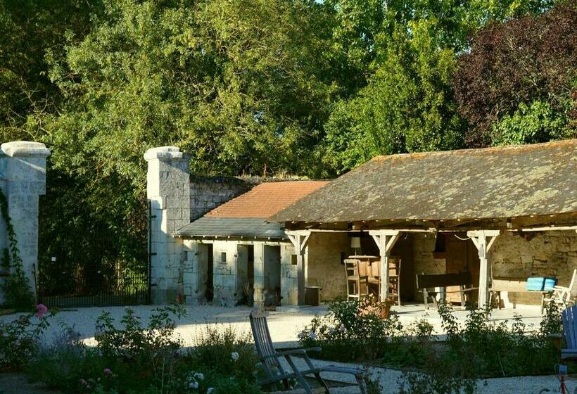 민박 Ferme Du Bois De Veude