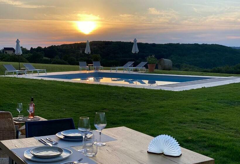 住宿加早餐  Domaine De Cazal   Chambres D Hôtes Avec Piscine Au Cœur De 26 Hectares De Nature Préservée