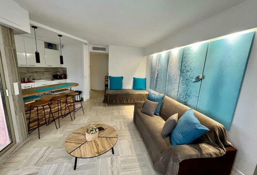 هتل Studio Moderne  Port De Mandelieu  Proche Mer