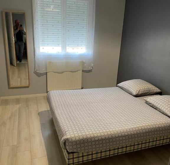 住宿加早餐  Maison Entière 4 Lits 8 Pl Avec Jacuzzi Proche Du Safari De Peaugres