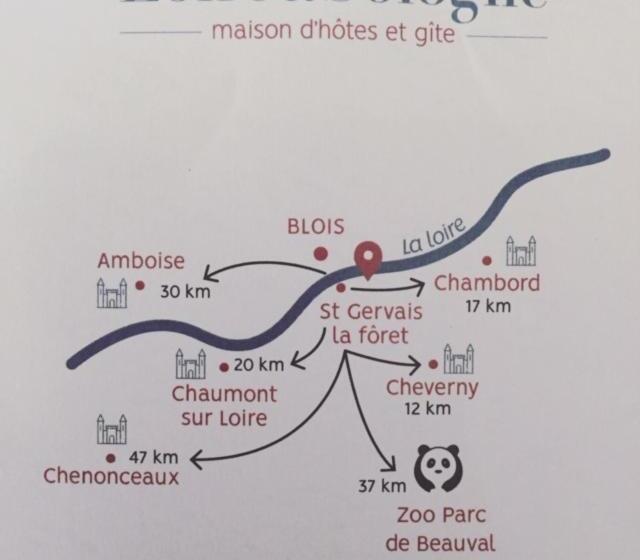 پانسیون Entre Loire Et Sologne Maison D Hôtes