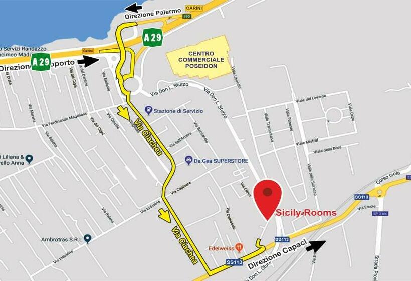 پانسیون Sicily Rooms Appartamenti