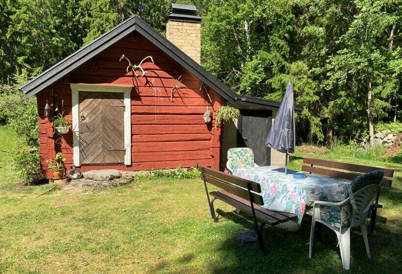 민박 Egen Stuga Med Delat Badrum