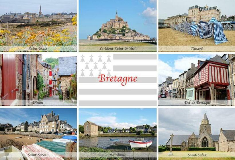 مبيت وإفطار Le Jardin à Mordreuc