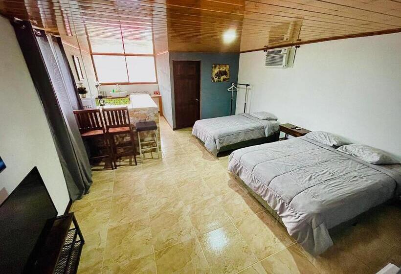ベッドアンドブレックファースト Gufo Rooms , Apartahotel , La Fortuna Volcan Arenal