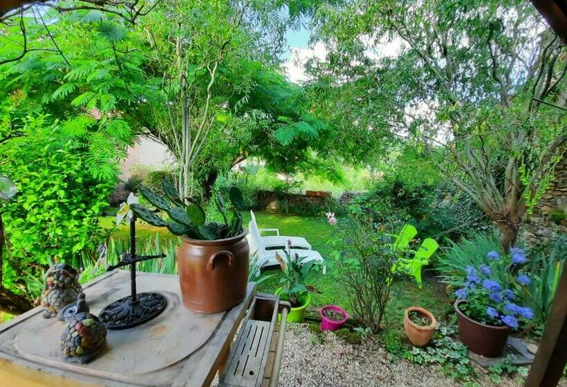 住宿加早餐  Le Logis Des 3 Coeurs Chambre Aeiou