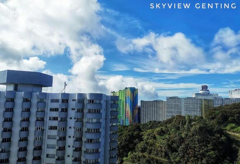 تختخواب و صبحانه 5 6 Pax Family Room Skyview Golden Hills, Genting Highlands