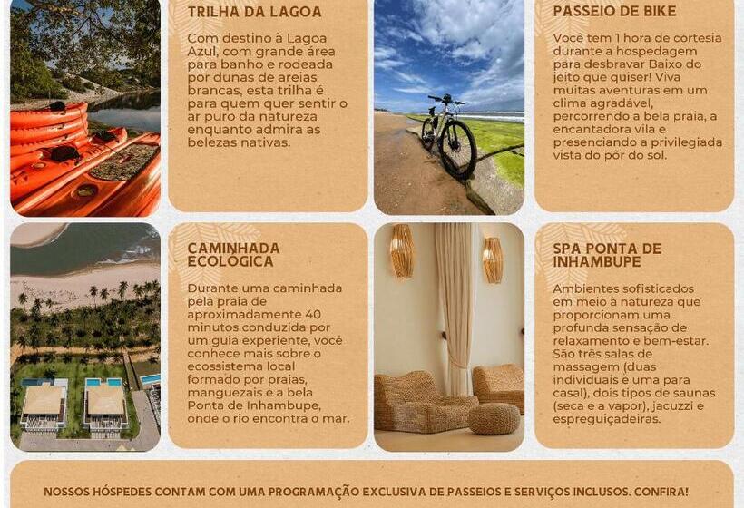 펜션 Ponta De Inhambupe Residences