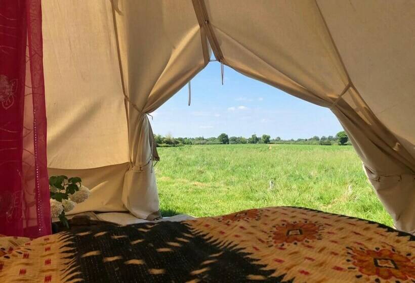בית מלון כפרי Wild Orchid Bell Tent In The Broads National Park