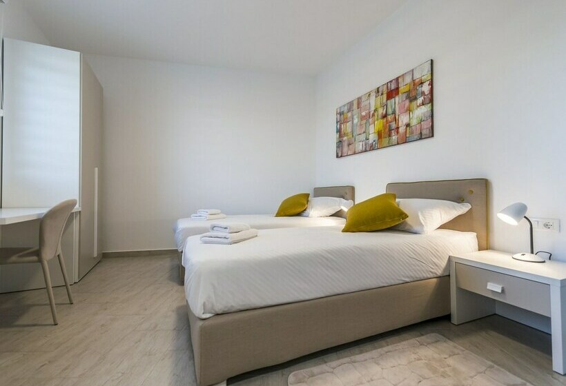 A Modern Luxury Villa With A Crystalclear Swimming Pool And Cultivated Garden