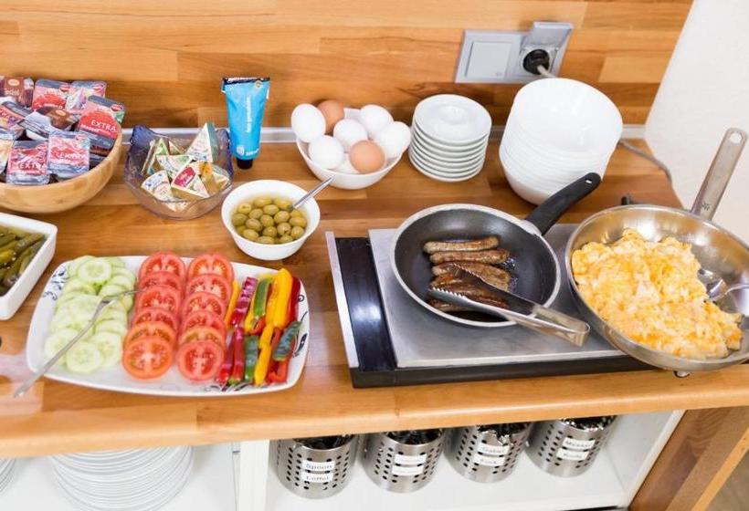 酒店 Pension Central Nuernberg Fuerth