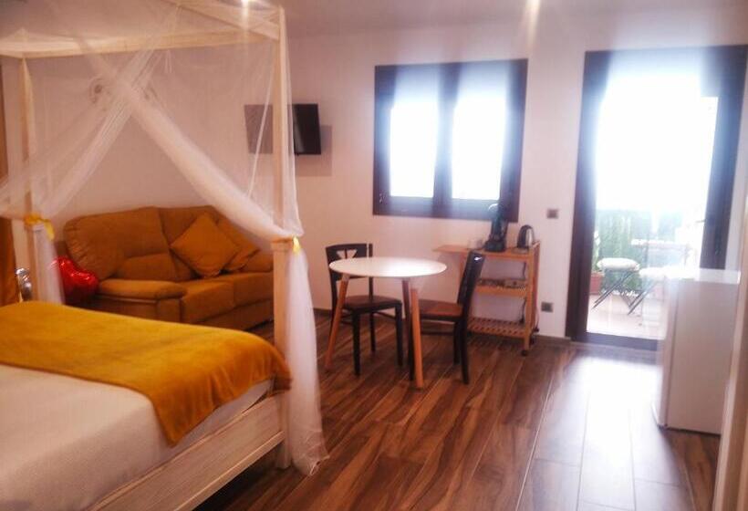 호텔 Escapada Romantica Con Jacuzzi Y Vistas Al Castillo De Trevejo