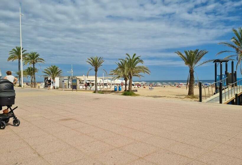 Apartamento Gandia Beach  2 Linea De Playa