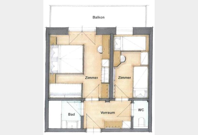 تختخواب و صبحانه Gästehaus Mirzl