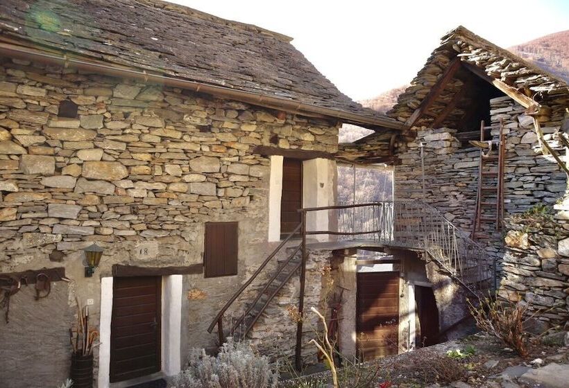 Casa Bruja Tradizionale Rustico Ticinese