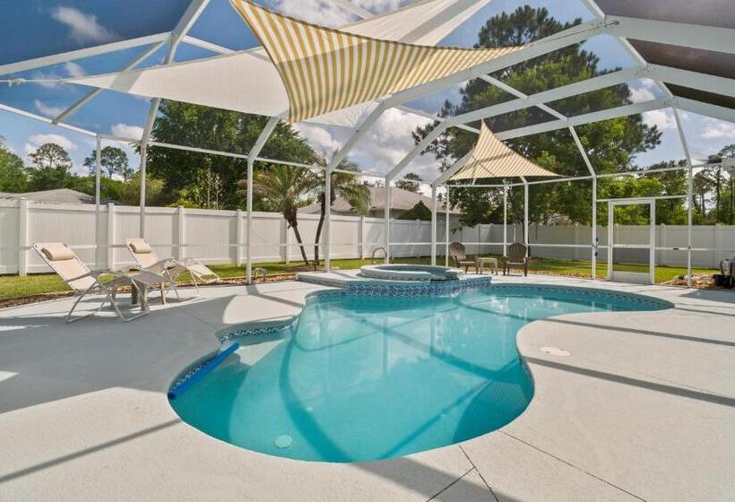 Villa Las Palmas Beautiful Fenced In Pool Home With Spa  Sleeps 8