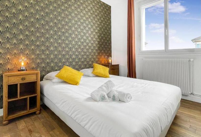 Homey Coloc Gatsby   New, Parking Gratuit, Proche Gare, Balcons Privés, établissement élégant Et Mod