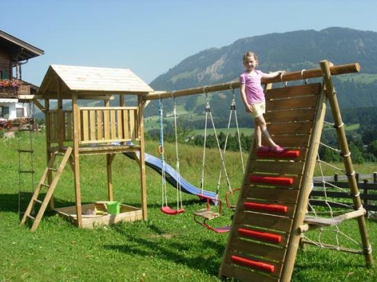 בית מלון כפרי Ferienwohnungen Mittermoos