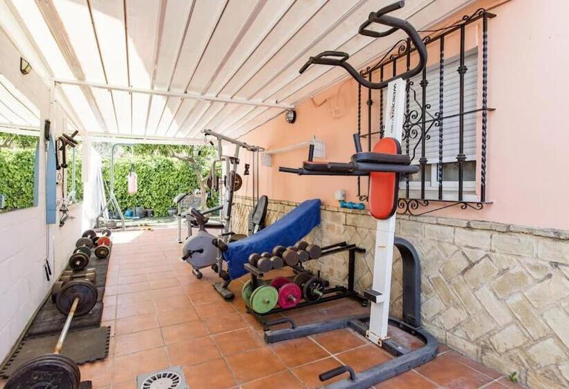 펜션 Apartamento Privado Con Piscina Y Jardin Compartidos