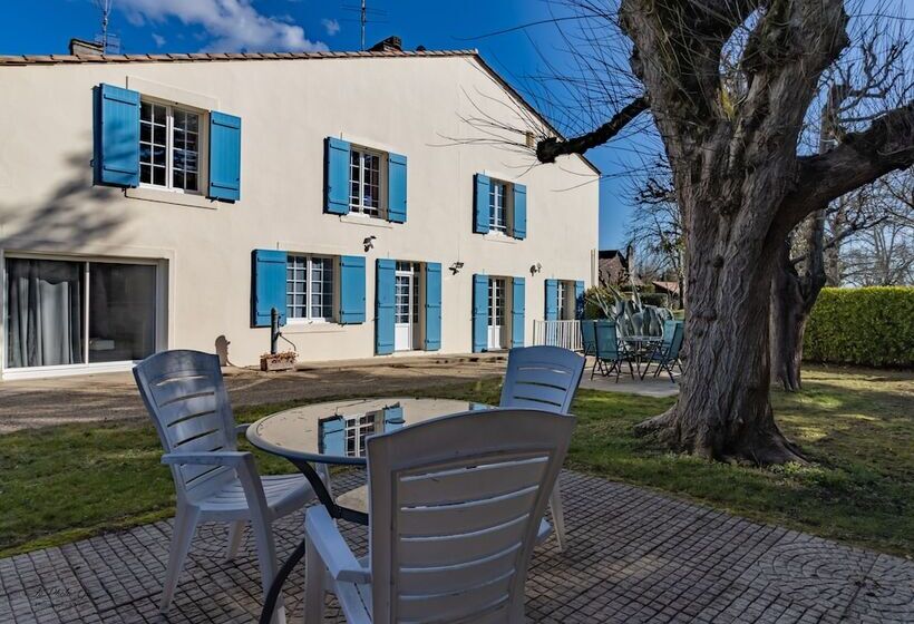 住宿加早餐  Chambres Et Gîtes Les Deux Chênes Près De Bergerac