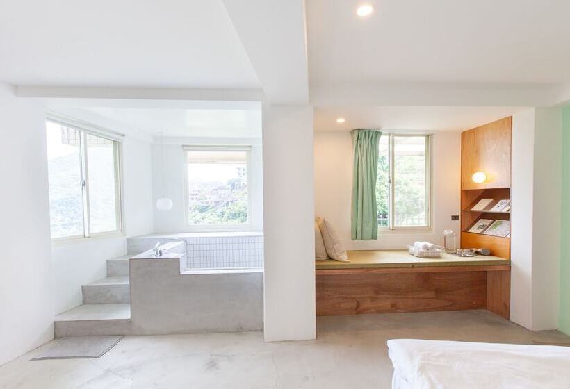 تختخواب و صبحانه Owlstay Jiufen Green Ray   故事所 山中夢遊 九份綠光