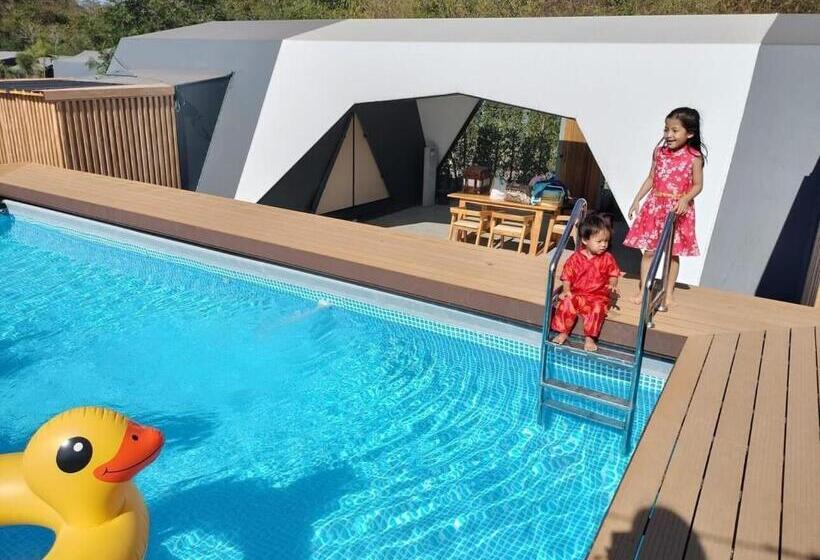 فندق The X10 Nordic Tent And Glamping Pool Villa Khaoyai เขาใหญ่   Sha Certified