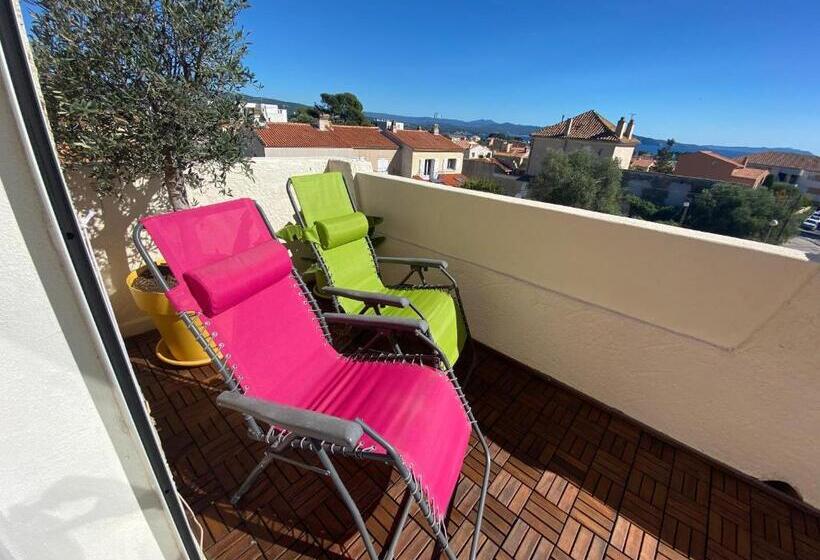 تختخواب و صبحانه Charmante Chambre Avec Vue Mer