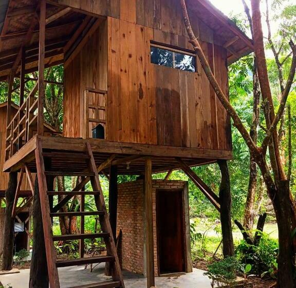 ペンション Bua Guesthouse Tangkahan