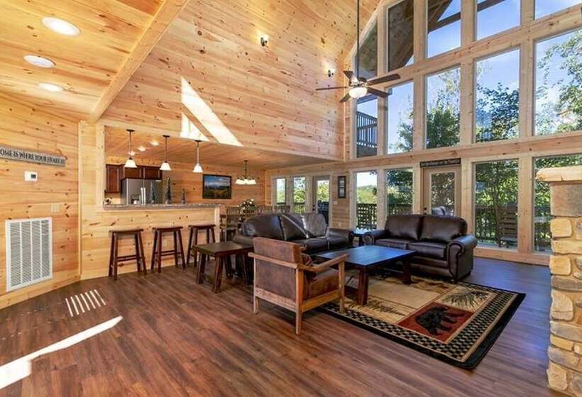 Donwell Manor   4 Bedrooms, 4 Baths, Sleeps 16 4 Cabin By Redawning