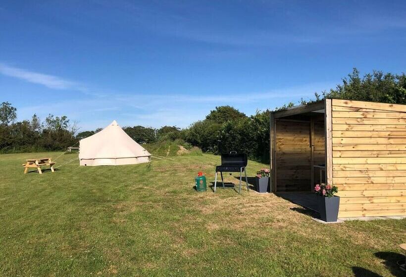 ホテル Crooked Oaks Bell Tent Glamping In North Devon