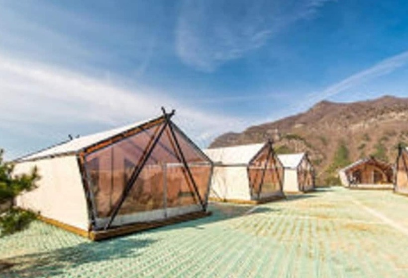 ペンション Muju Ppalgang Chima Resort Glamping