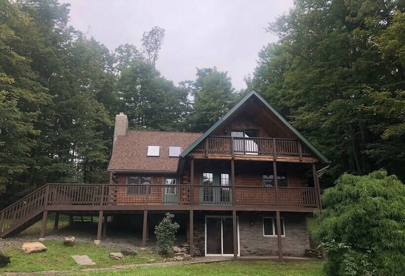 Equestrian House  Log Cabin