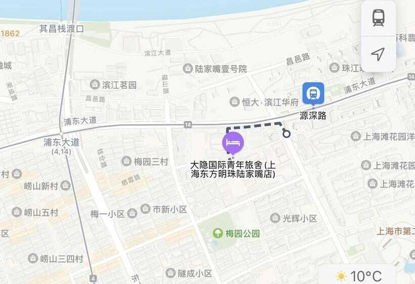 هتل Dayin International Youth Hostel   Shanghai Oriental Pearl Lujiazui Branch