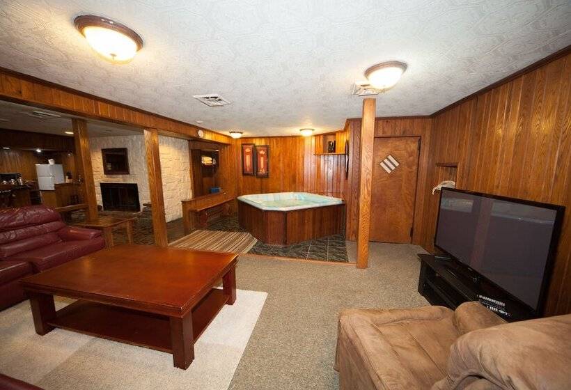 모텔 Log Cabin Lodge & Suites