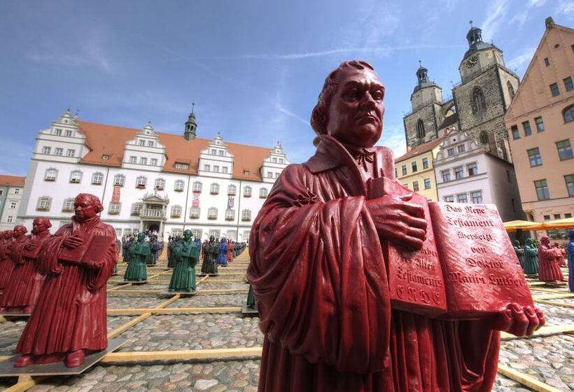 酒店 Brauhaus Wittenberg