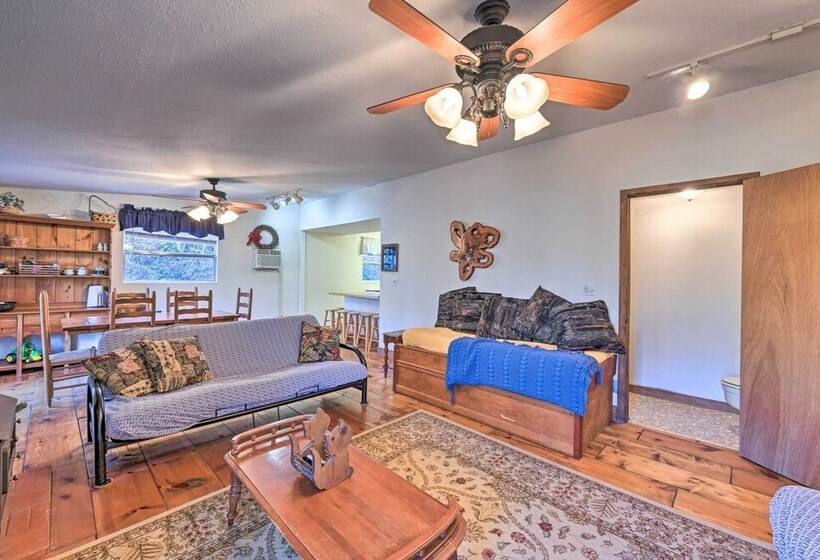 Secluded Bryson City Home W/ Deck, Steps To Creek!