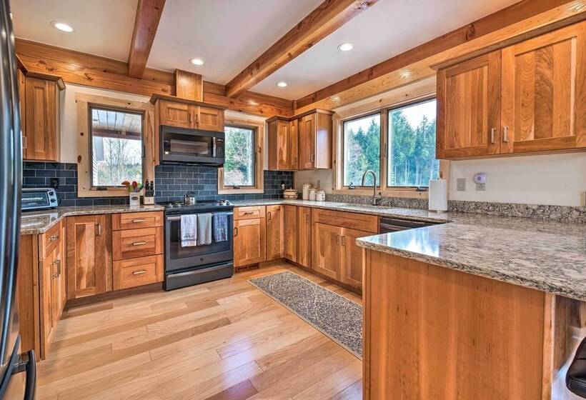 Spacious & Secluded Forksville Home: Fire Pit