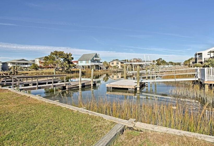 Holden Beach Vacation Rental: Steps To Shore!