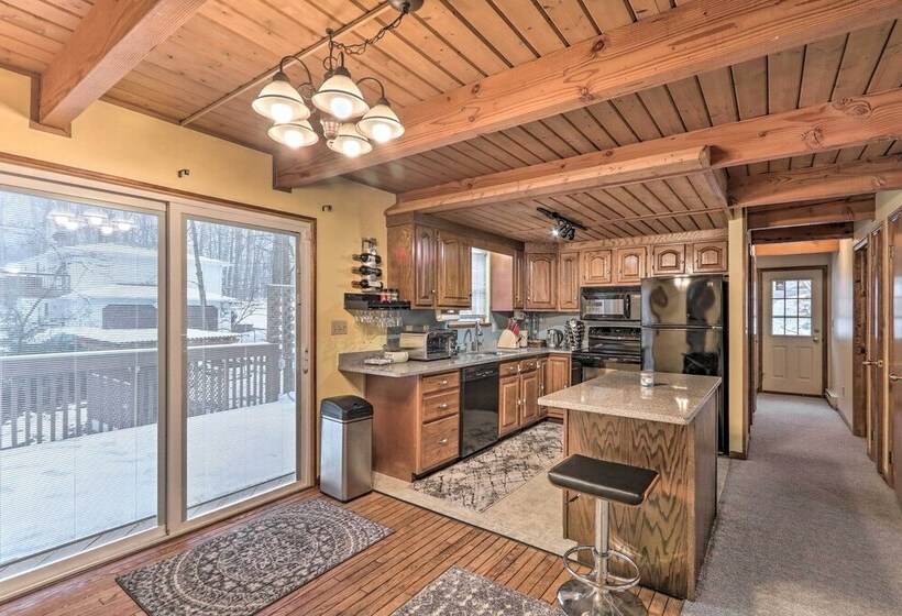 Home W/ Hot Tub, Fire Pit, Koi Pond: Walk To Lake!