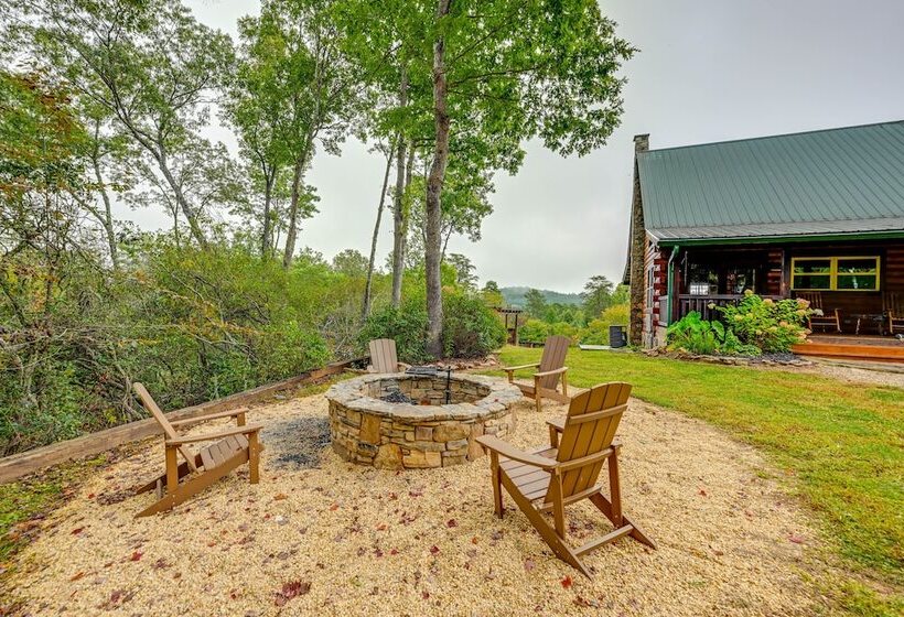 10 Mi To Dtwn Franklin: Cabin W/ Smoky Mtn View