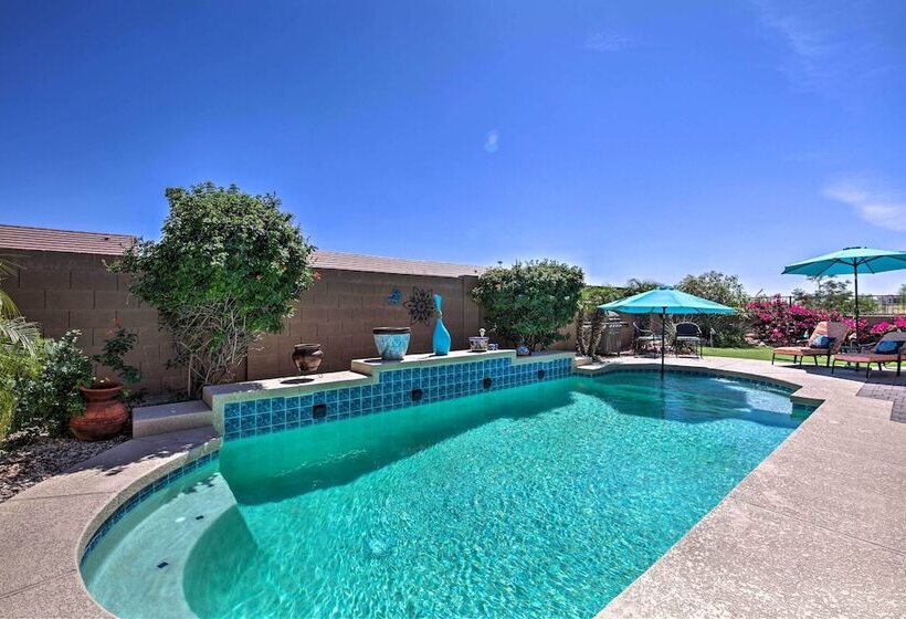 Buckeye Home W/ Pool, Putting Green & Sun Porch!
