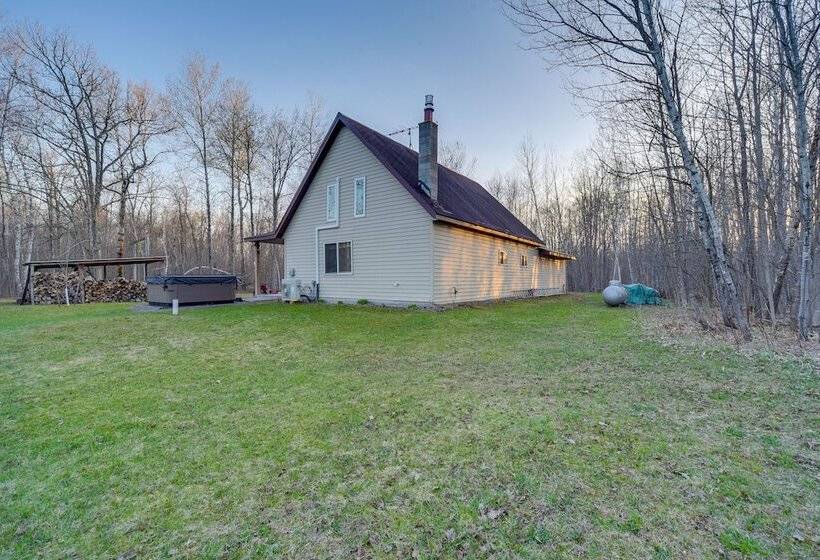 Cozy Birchwood Retreat On Utv Trail W/ Hot Tub!