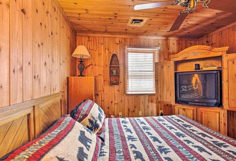 Lakefront Escape W/ Fishing Pier & Snowmobiling!