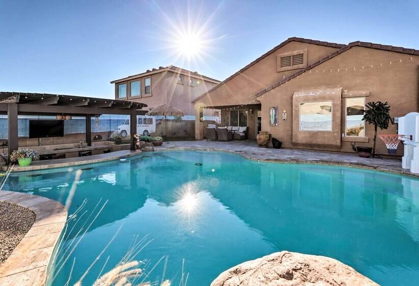 Maricopa Home W/ Swim Up Bar, Heated Pool & Slide